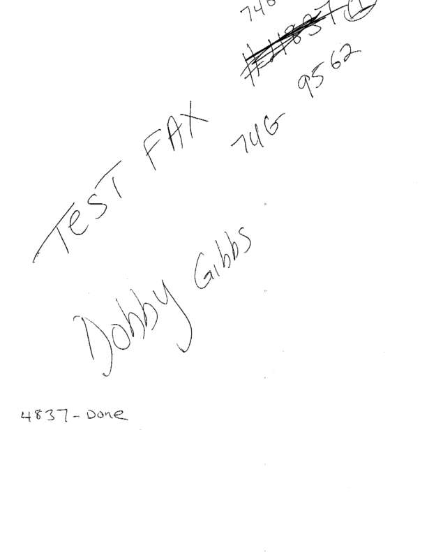fax page