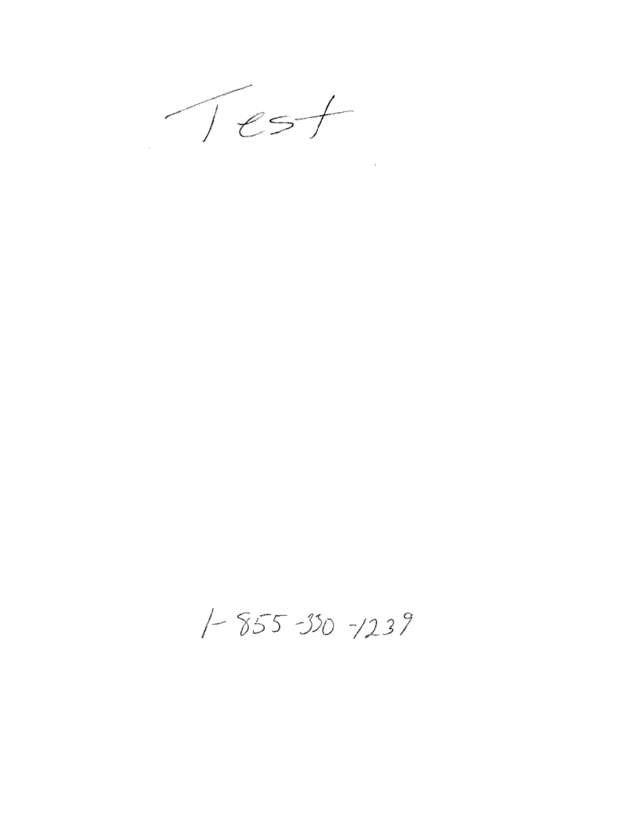Fax page