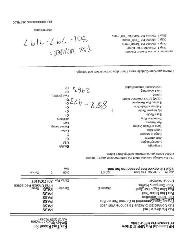 fax page