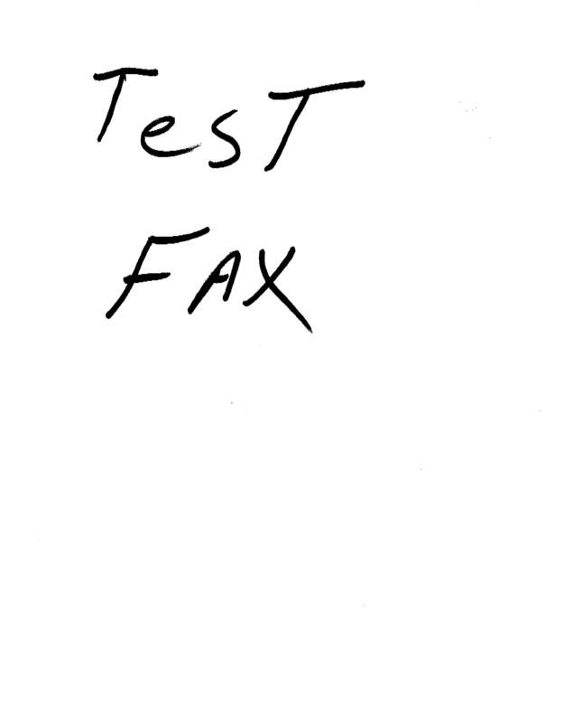 fax page