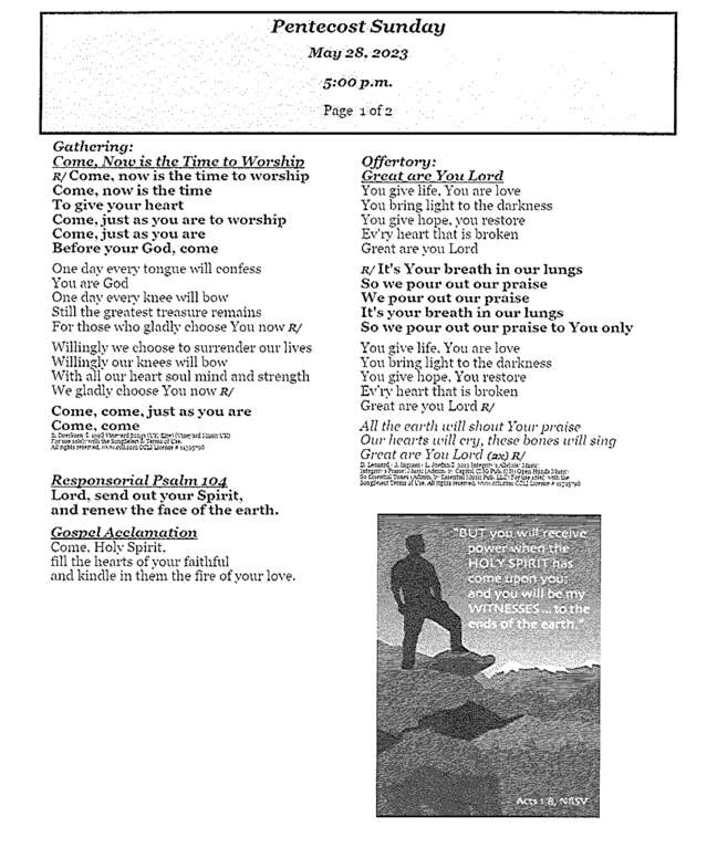 Fax page