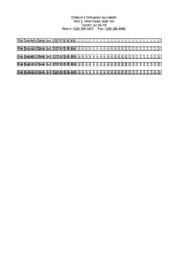Fax page