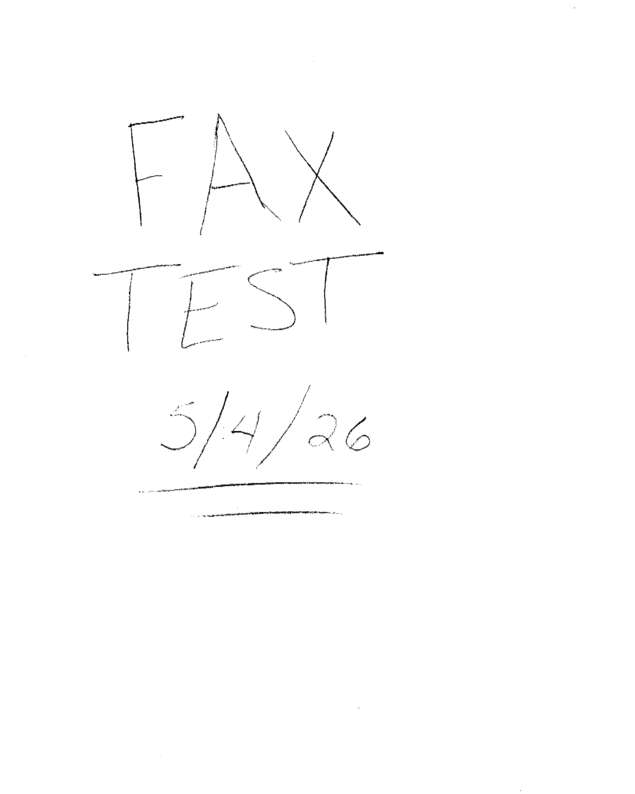 fax page