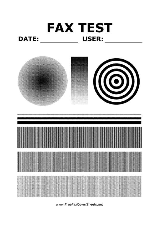 Fax page