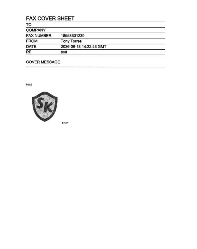 fax page