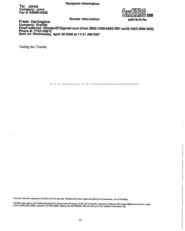 fax page