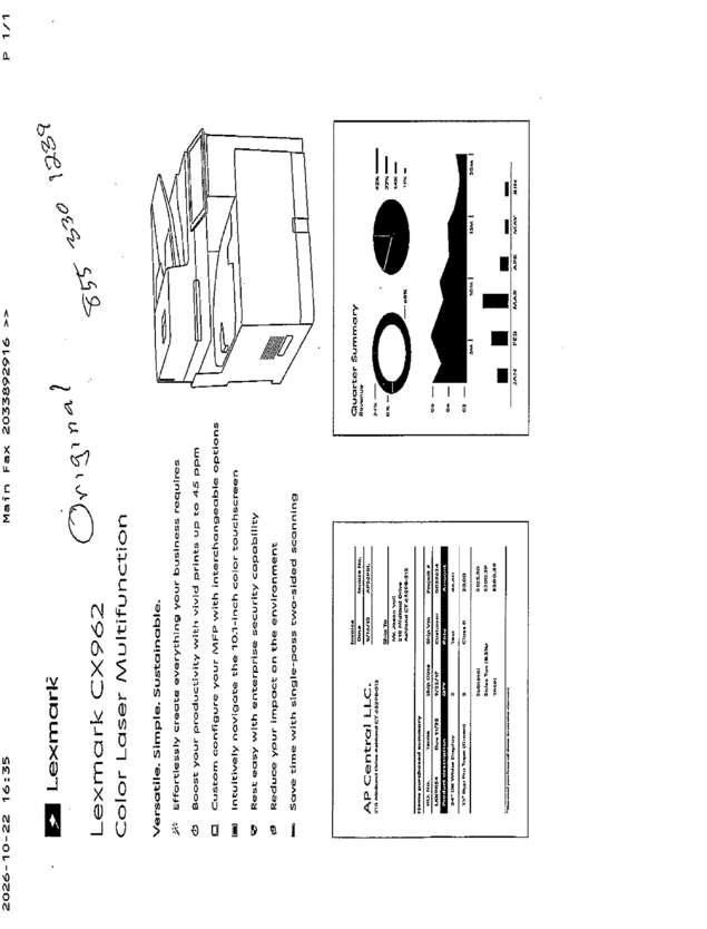 Fax page