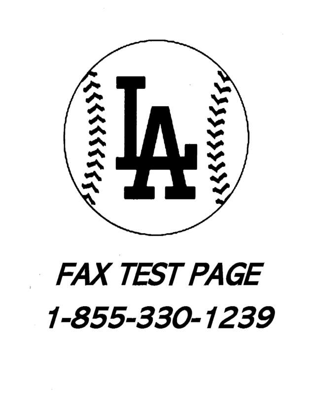 Fax page