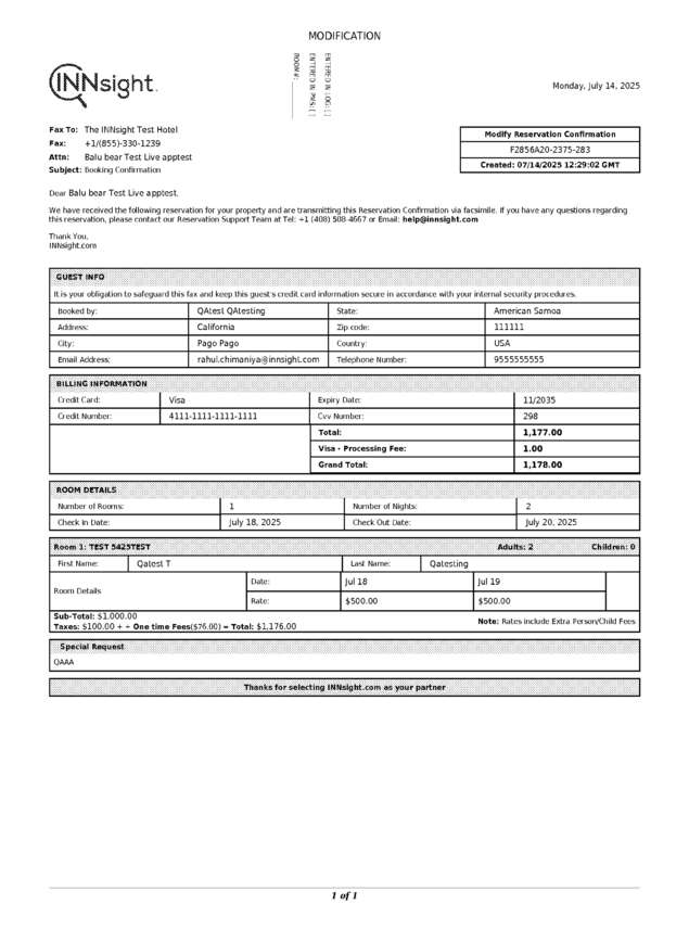 fax page
