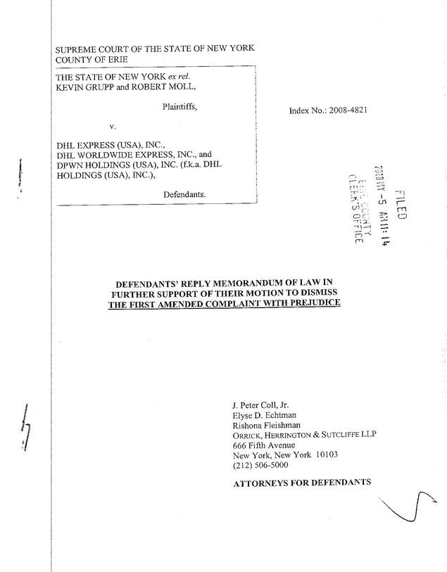 Fax page