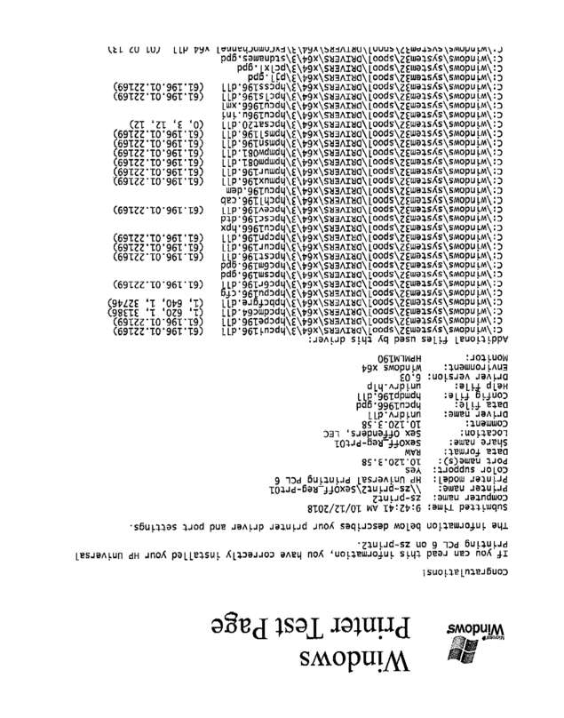 Fax page