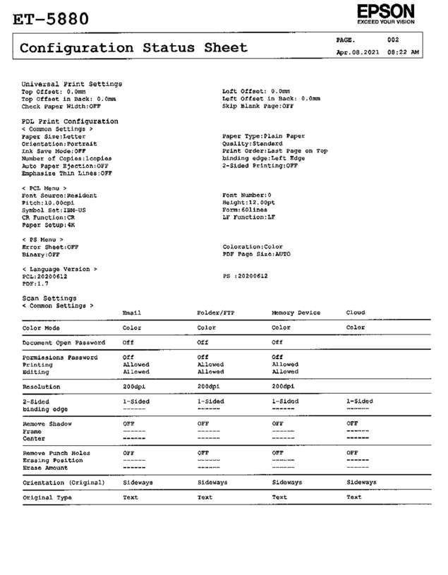 fax page