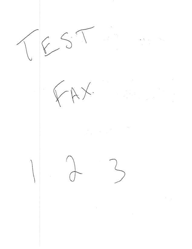 Fax page