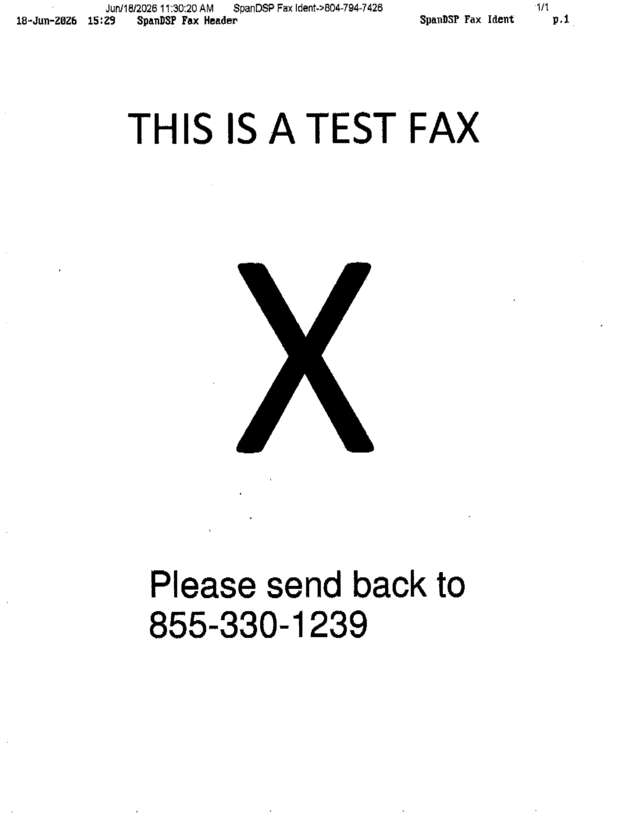 fax page