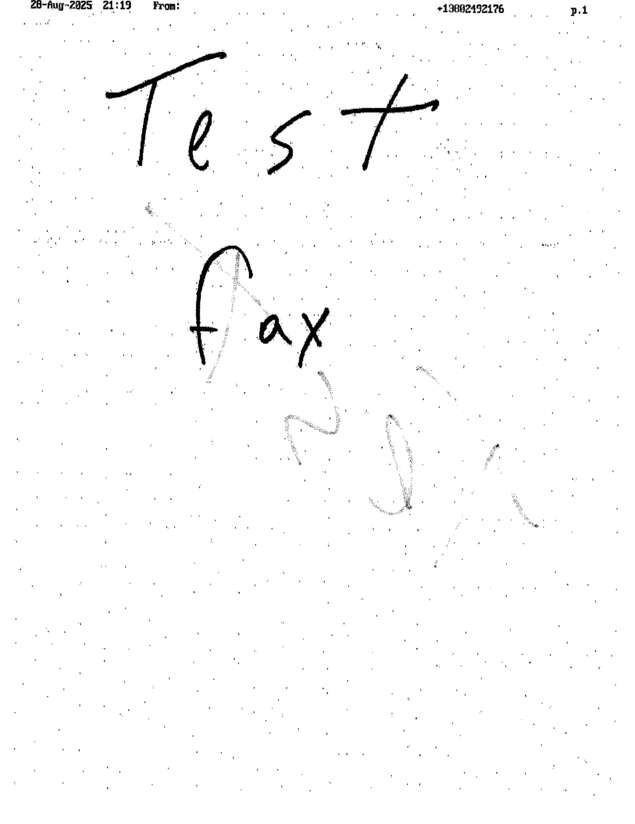 fax page