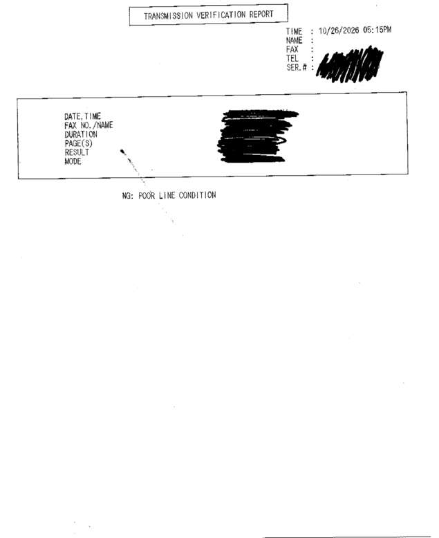 Fax page