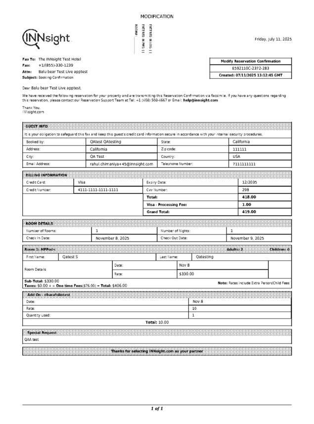 fax page