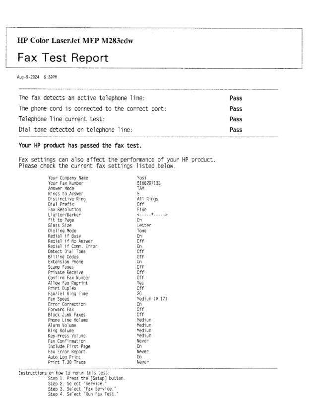 fax page