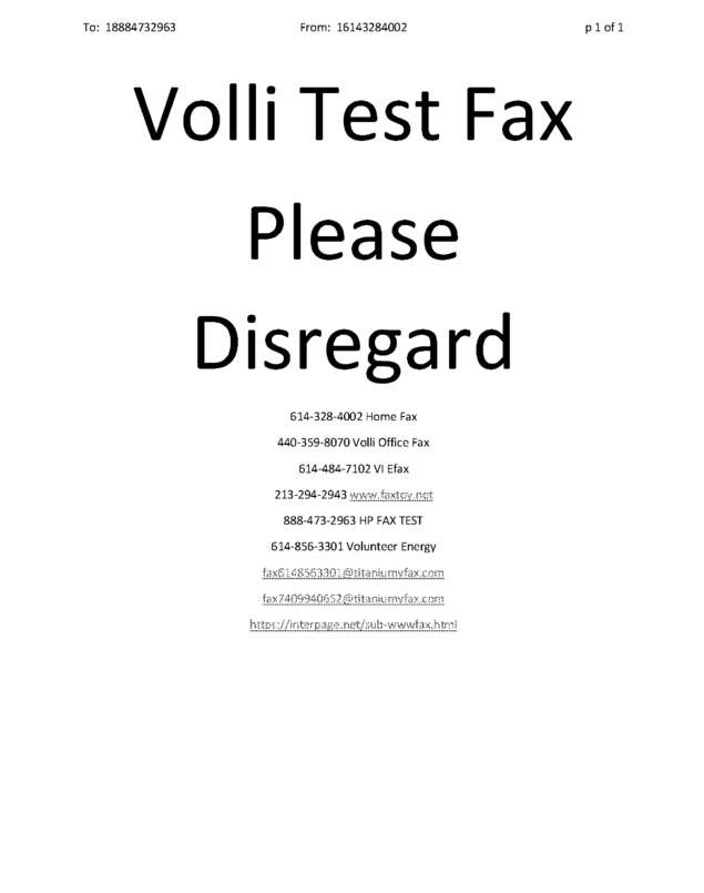 fax page