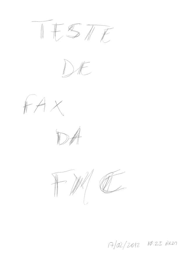 Fax page