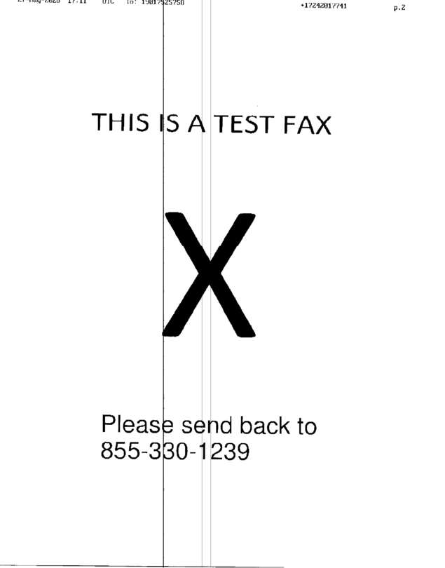 fax page