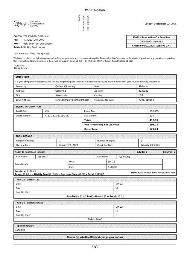 fax page