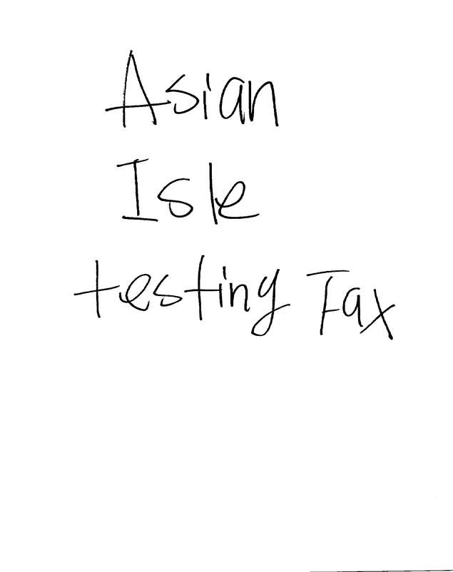 Fax page