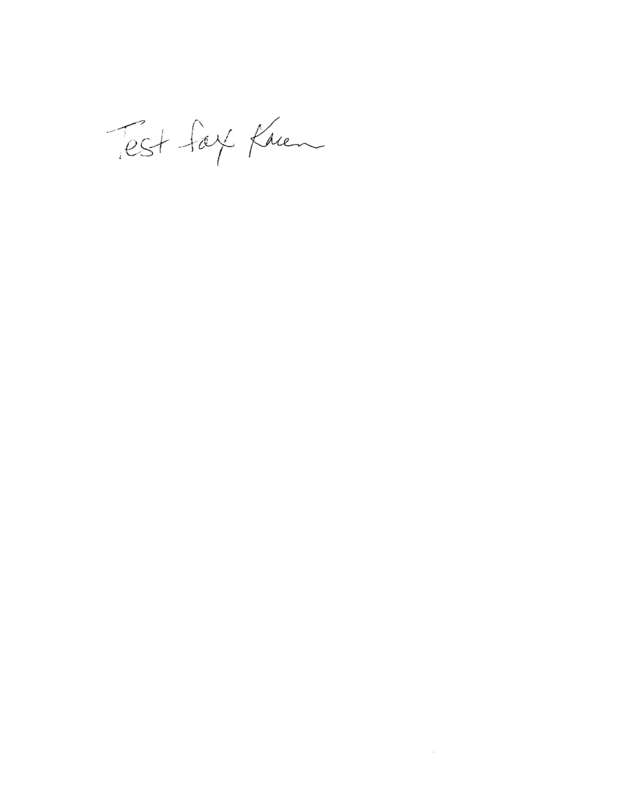 Fax page