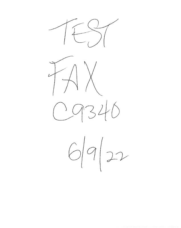 Fax page