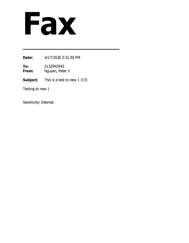 fax page
