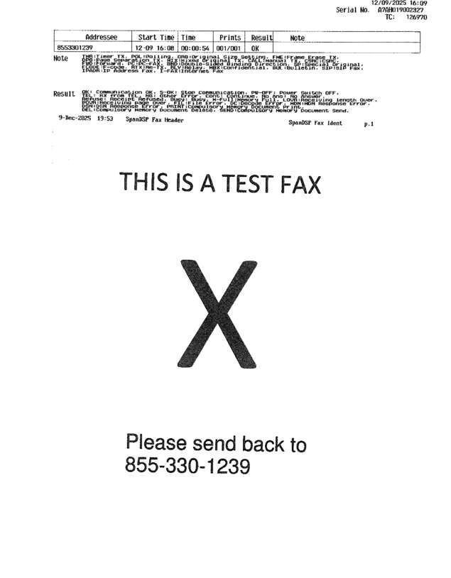 fax page