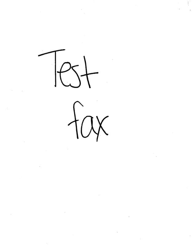 fax page