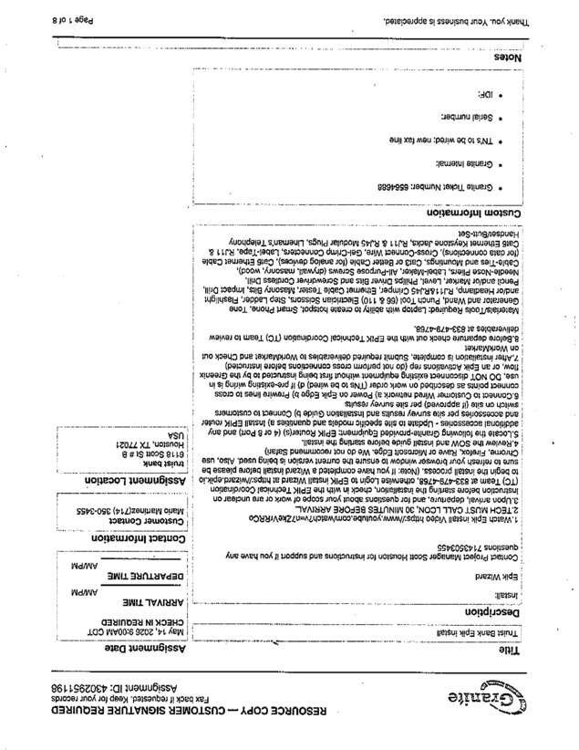 fax page