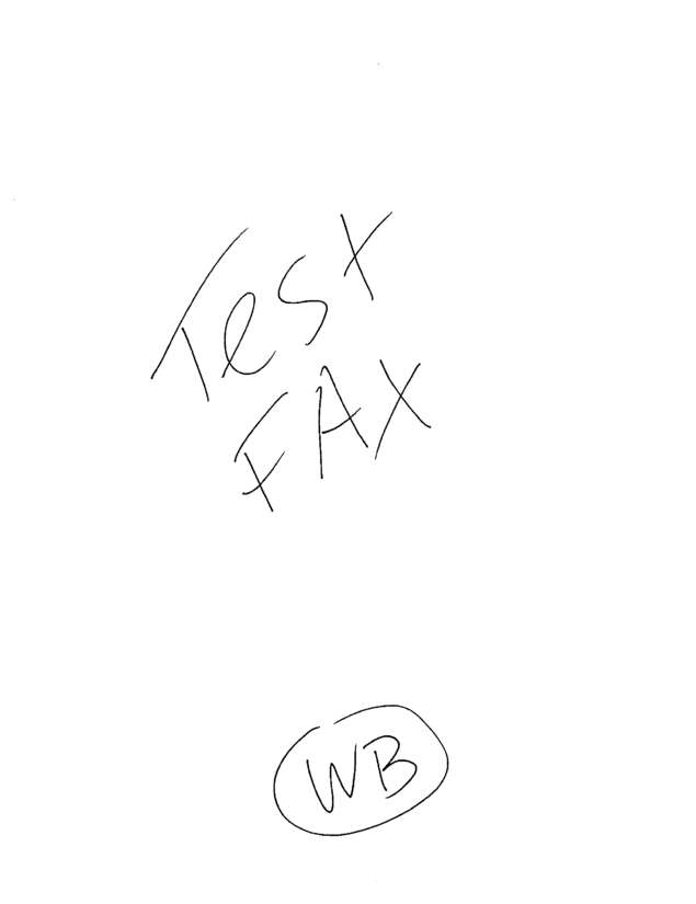 Fax page