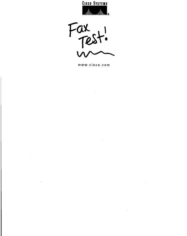 Fax page
