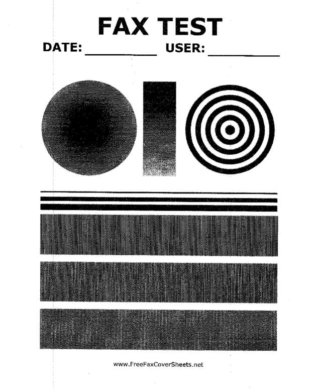 Fax page