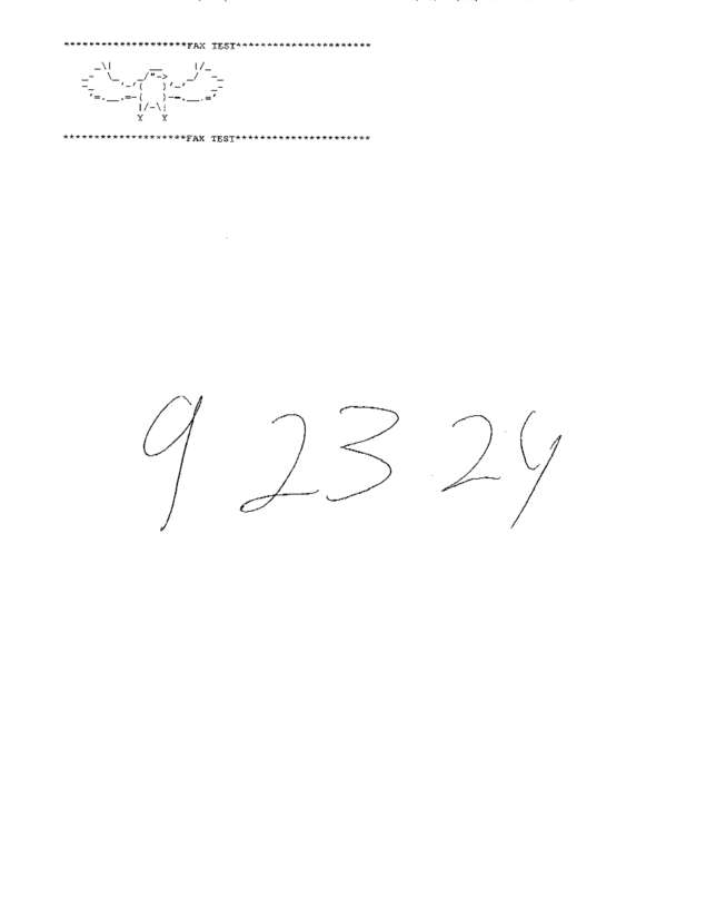 Fax page