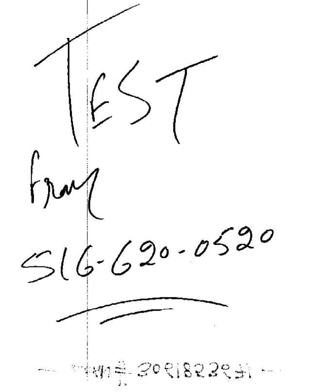 Fax page