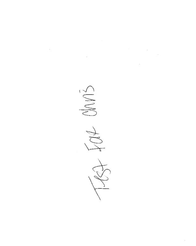 Fax page