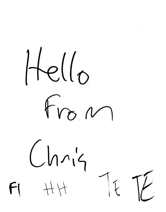 Fax page