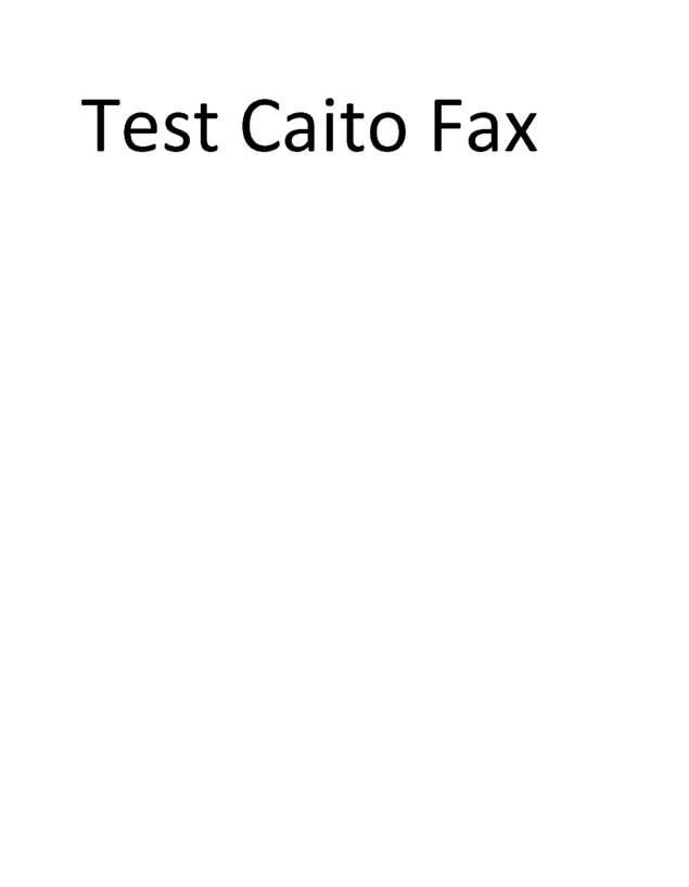 Fax page