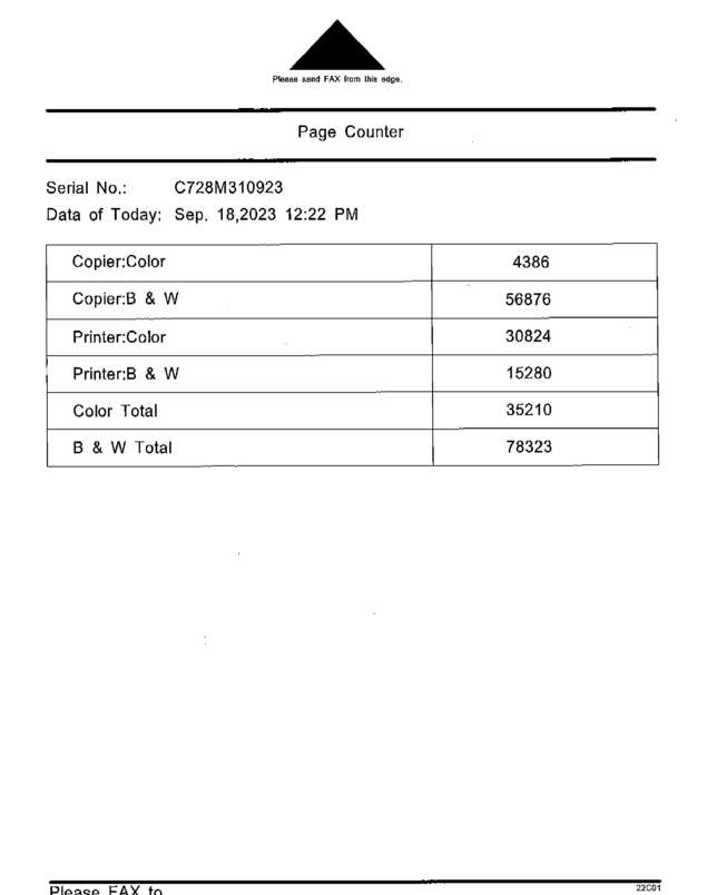 fax page
