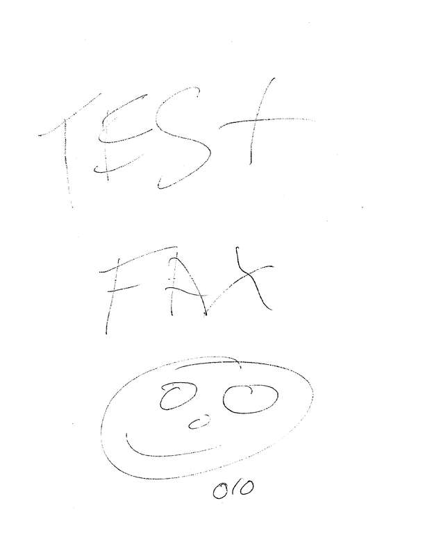 Fax page