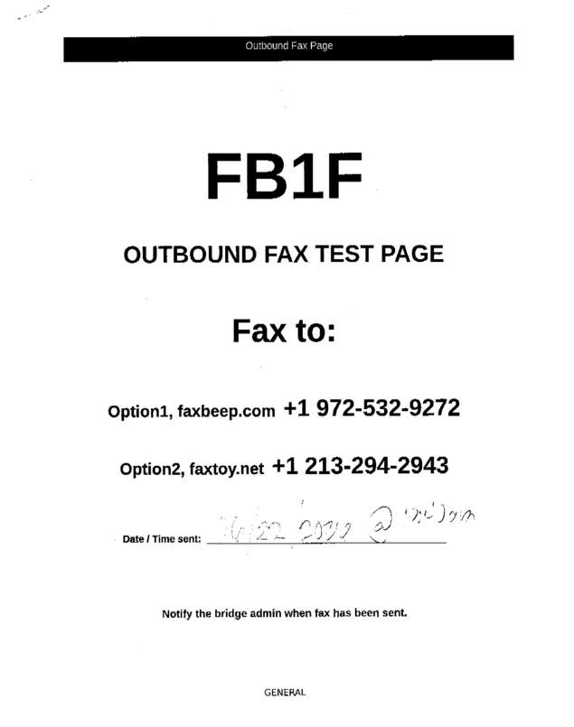fax page