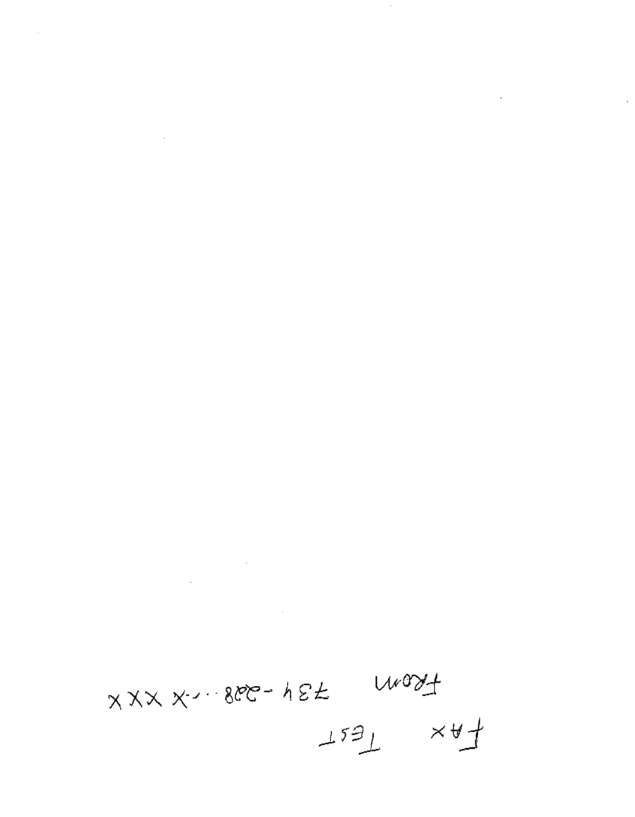 Fax page