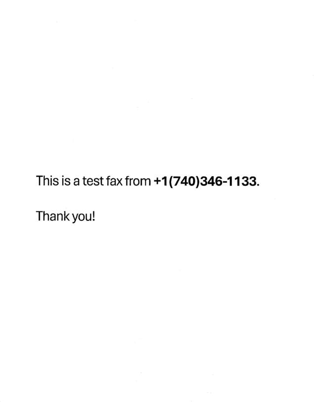 fax page