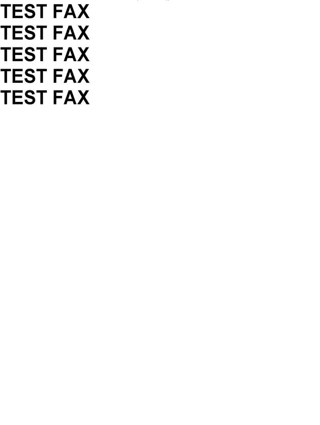 Fax page