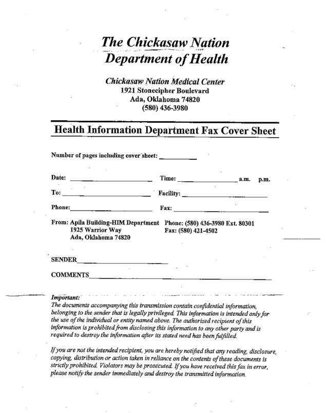 fax page