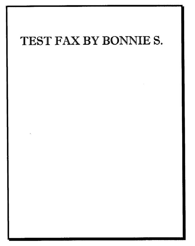 fax page