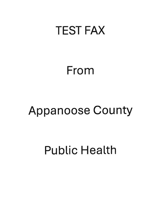 fax page